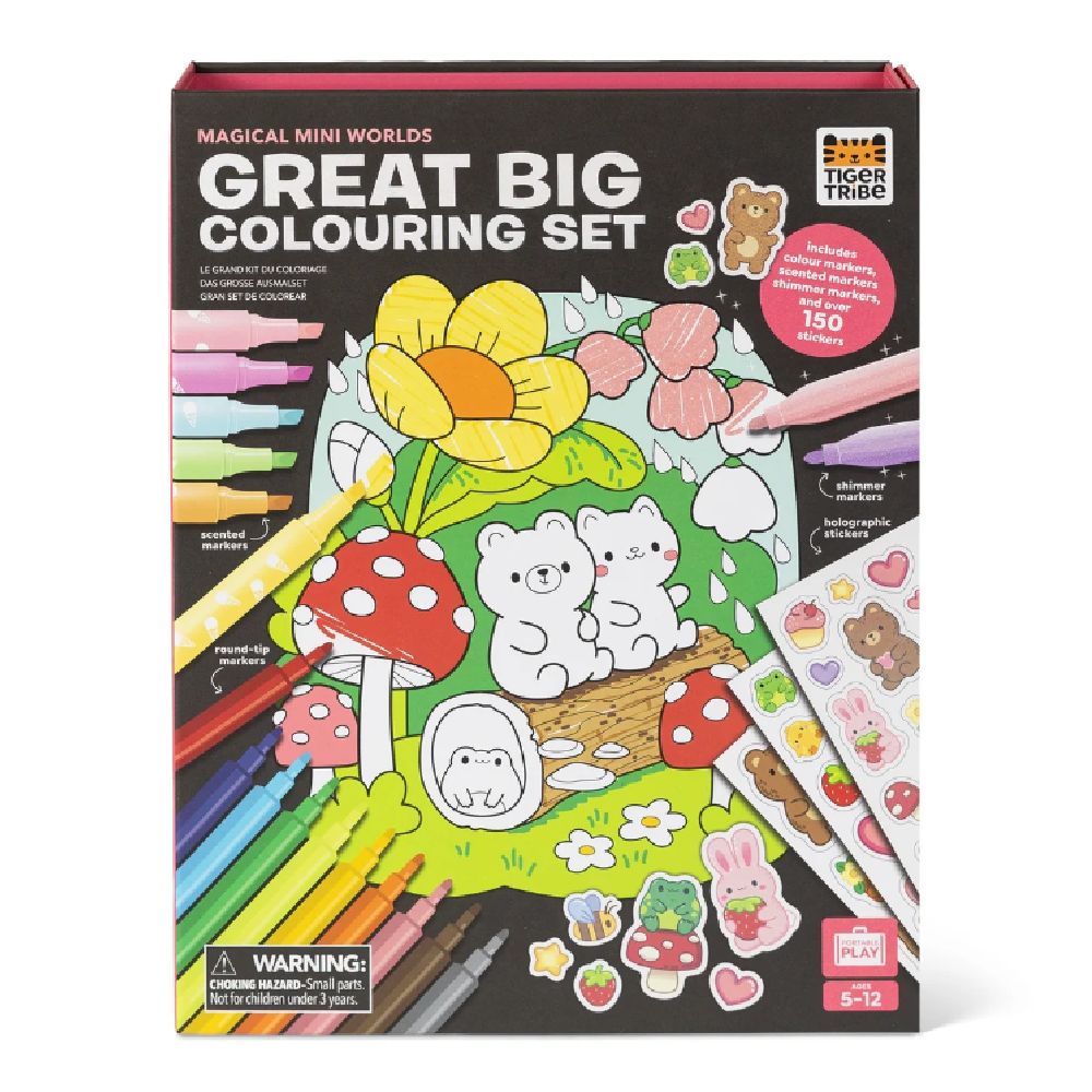 Great Big Colouring Set Magical Mini Worlds