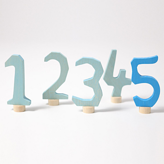 Blue Number Decoration Assorted 1-9 & 0