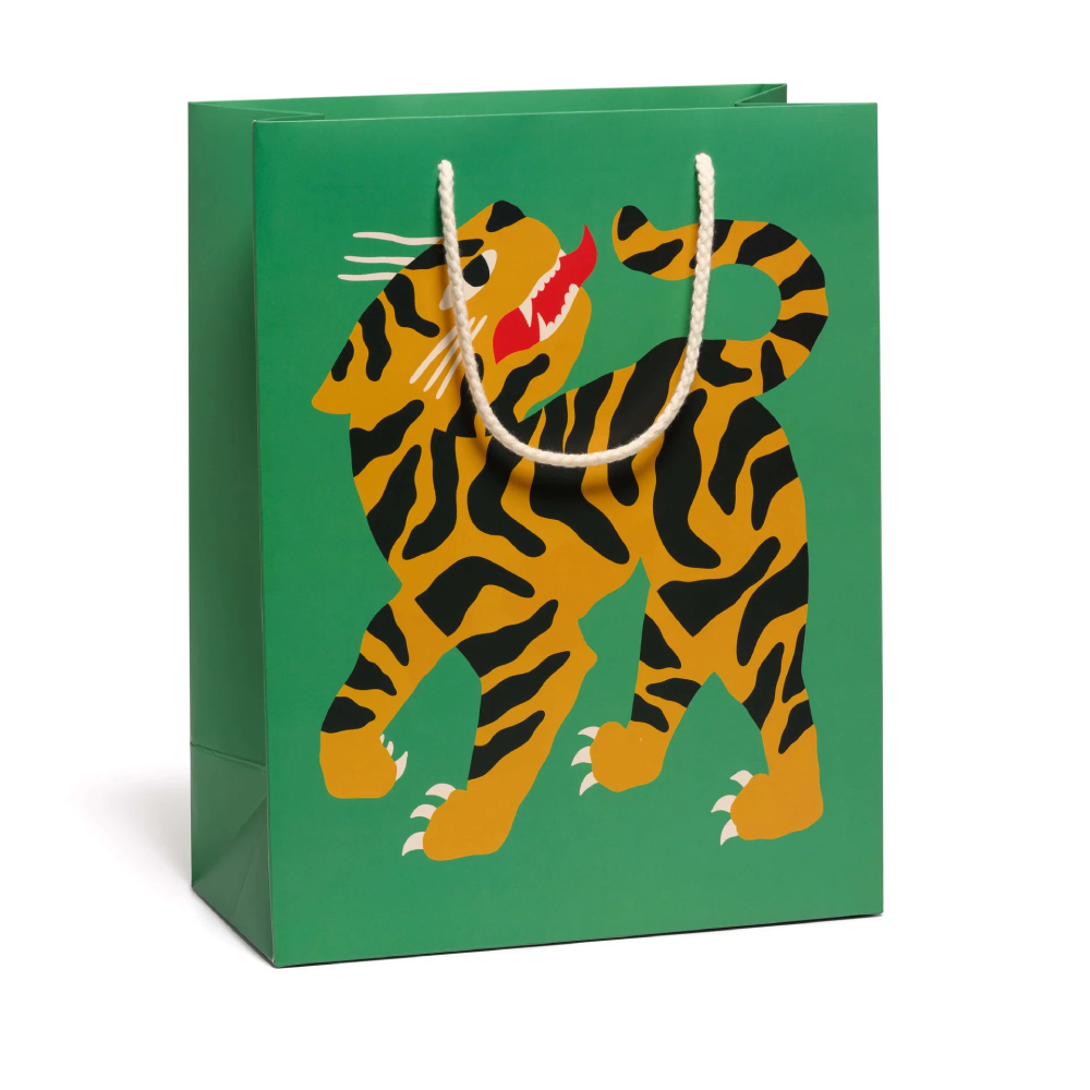 Growling Tiger Gift Bag Large