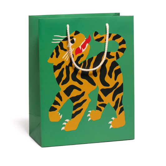 Growling Tiger Gift Bag Large