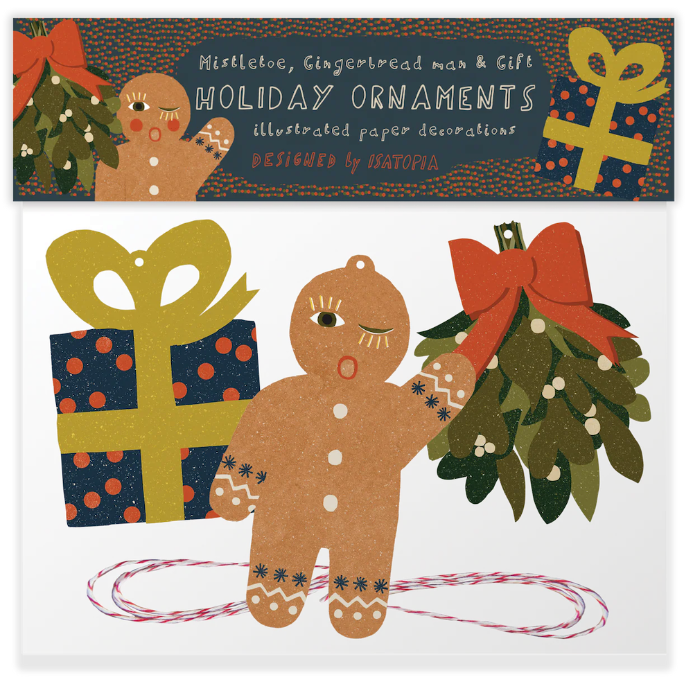 Holiday Paper Ornaments - Pack of 3