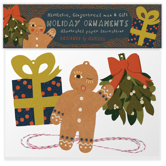 Holiday Paper Ornaments - Pack of 3