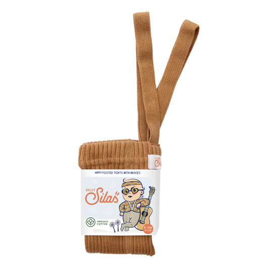 Hippy Footed Cotton Tights Amber