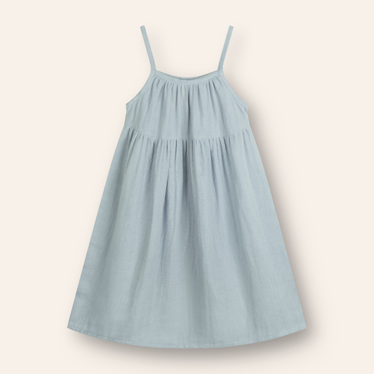 Darcy Dress Pale Indigo
