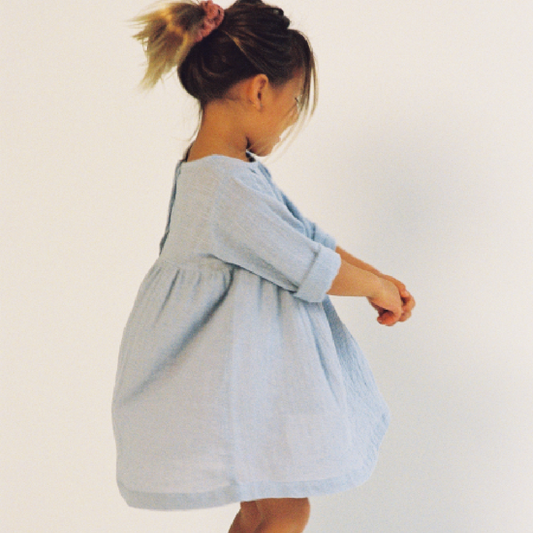 Koa Dress Pale Indigo