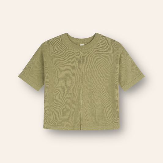 Lightweight Knit Tee Moss