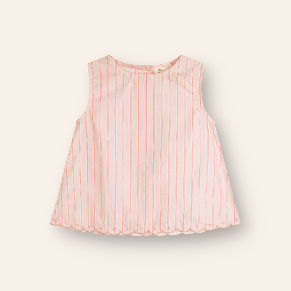 Nora Blouse Pink Stripe