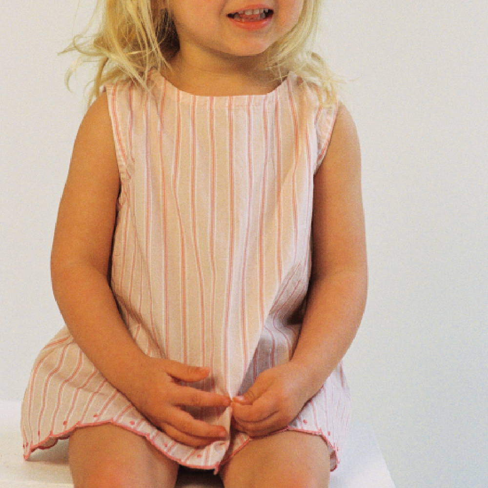 Nora Blouse Pink Stripe