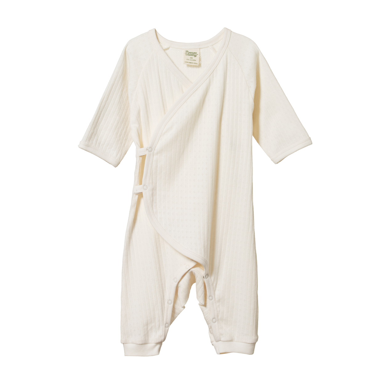 Kimono Stretch & Grow Pointelle Natural