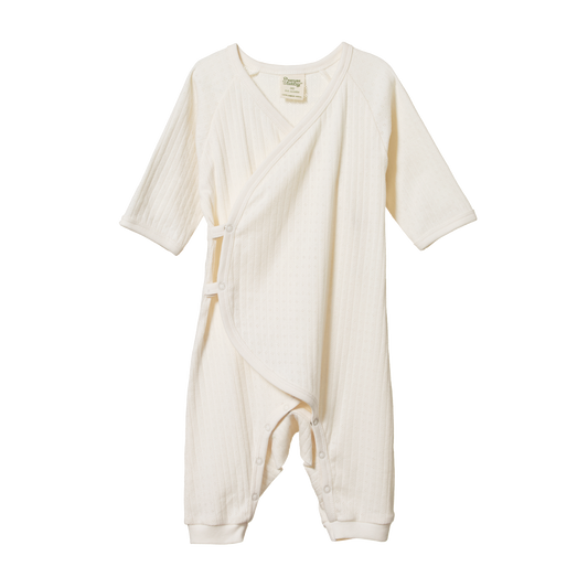 Kimono Stretch & Grow Pointelle Natural