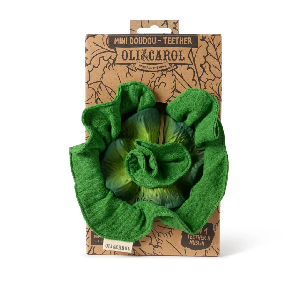 Kendall The Kale Mini Doudou Teether