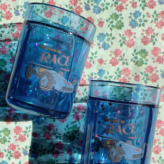 2 Pack Glitter Cups Race