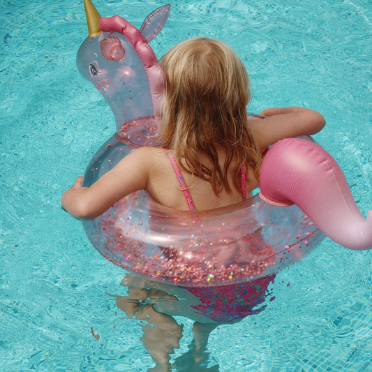 Swim Ring Horn Stars Pink