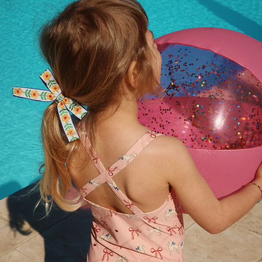 Beach Ball Transparent Pink