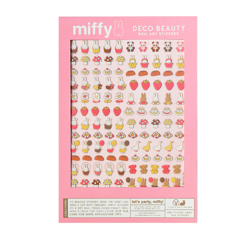 Let's Party, Miffy! Nail Art Stickers