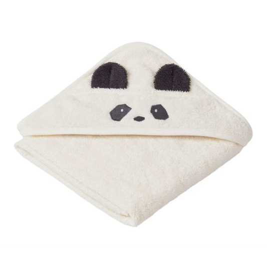 Albert Hooded Towel Panda Creme de la Creme