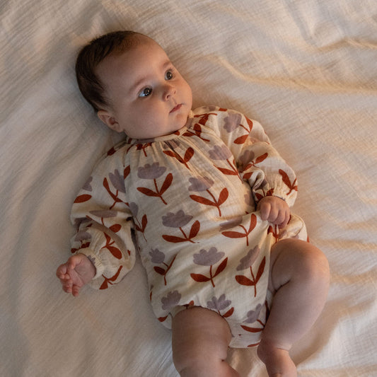 Meadow Bodysuit Muslin - Fleurette Print (alt)