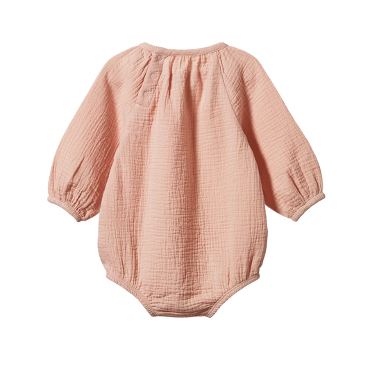 Meadow Bodysuit Muslin Rose Dust