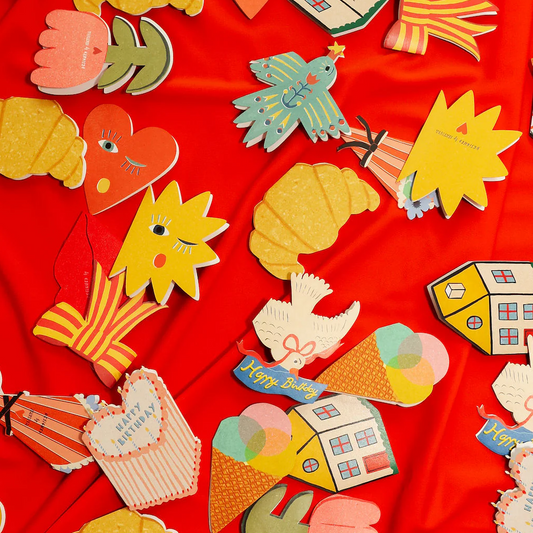 Messenger Bird Mini Cards - box of 6