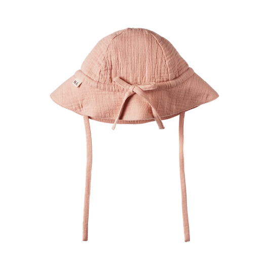 Muslin Sunhat Rose Dust