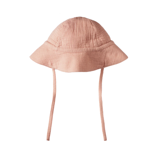 Muslin Sunhat Rose Dust