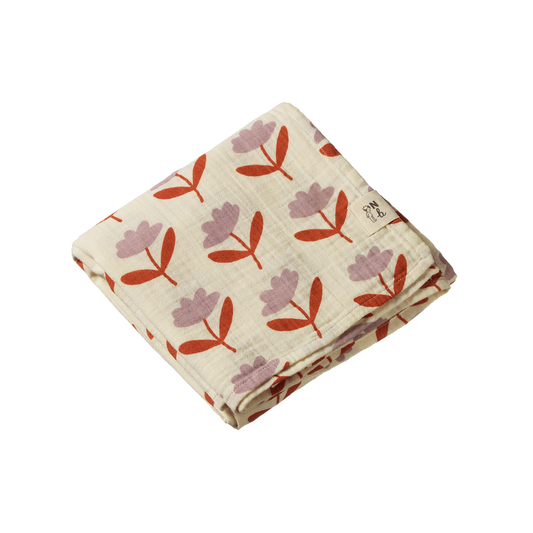 Muslin Wrap - Fleurette Print (alt)