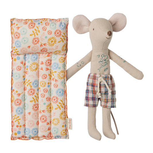 Beach Mouse Dad With Air Mattress Flower