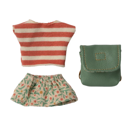 Clothes and Bag Big Sister Mouse Green