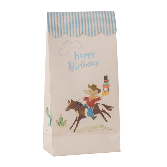 Goodie Bags Happy Birthday Cowboy 12 Pack
