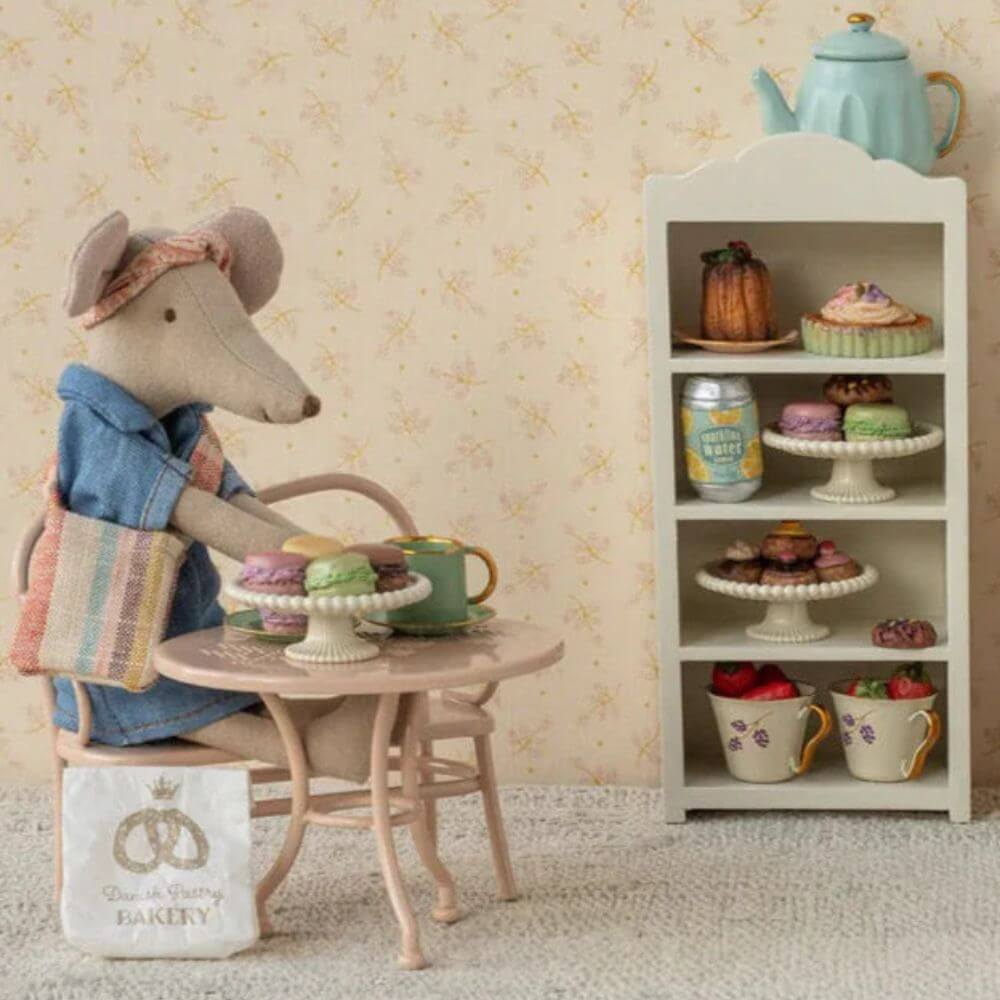 Cafe Set Mouse Big Pale Pink