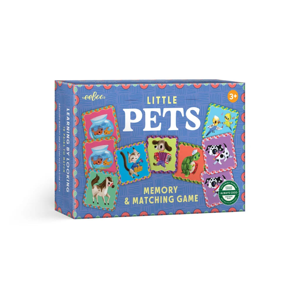 Memory Match Game Little Pets