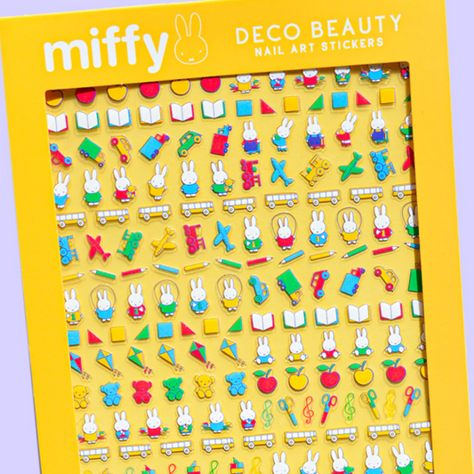 Miffy At School Nail Art Stickers