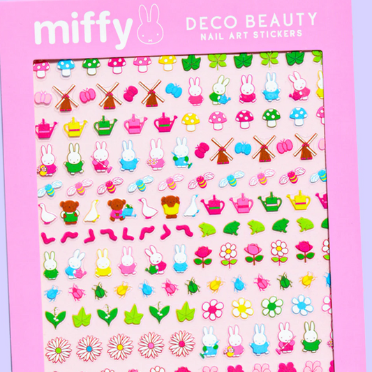 Miffy In The Garden Nail Art Stickers