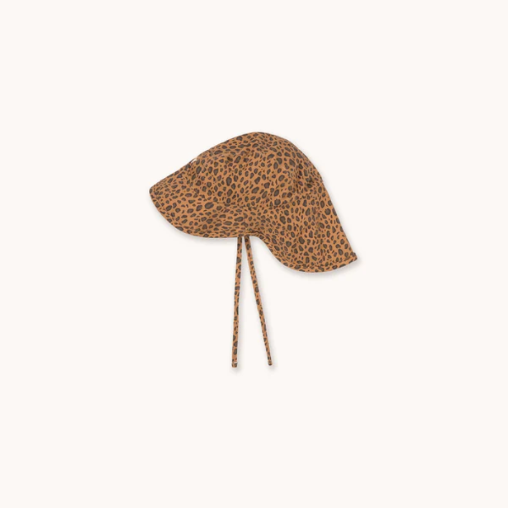 Mini Animal Print Bucket Hat Light Brown