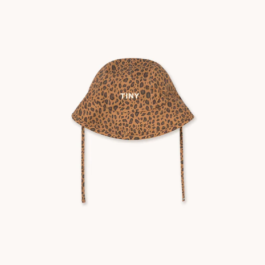 Mini Animal Print Bucket Hat Light Brown