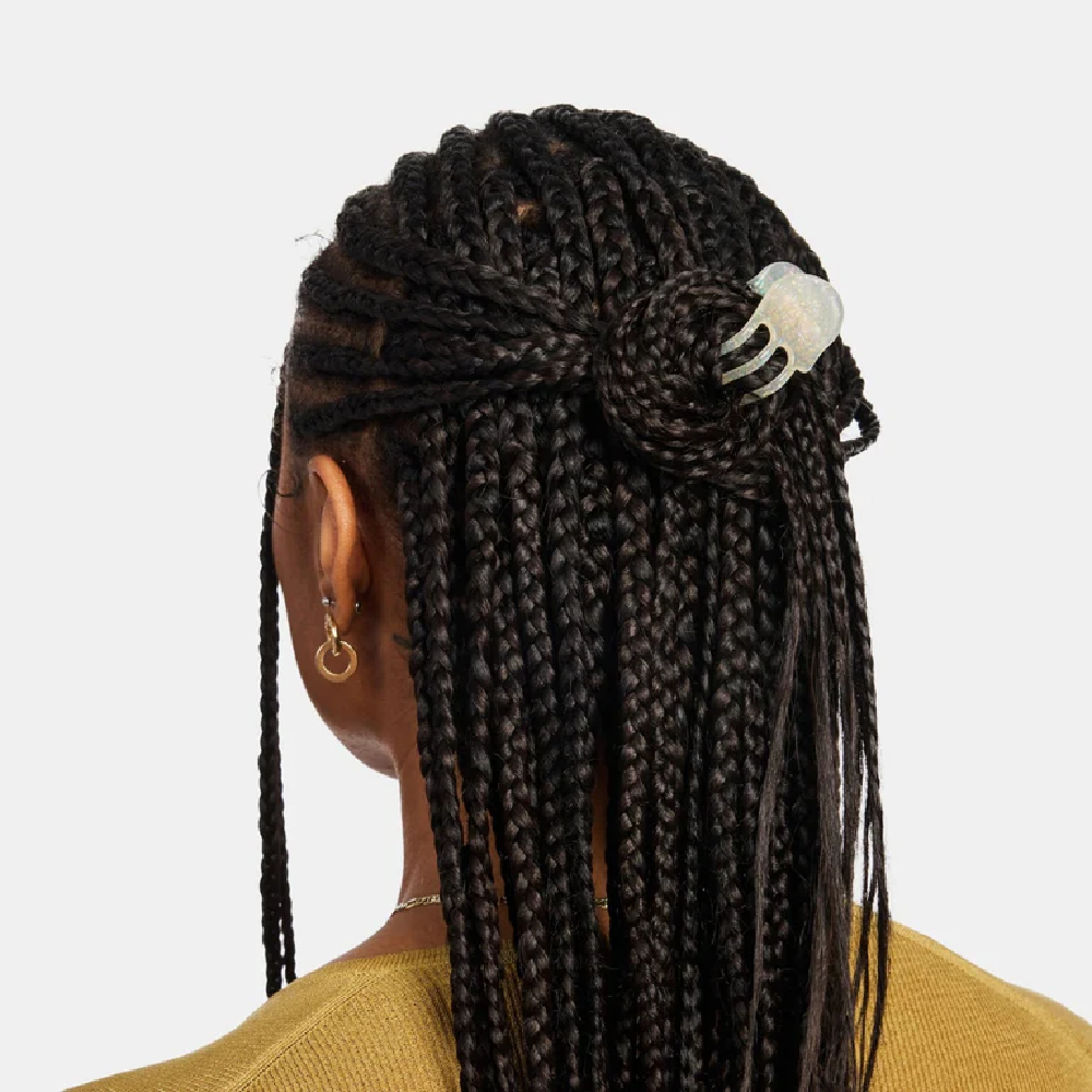 Mini Claw Clip In Light Sparkle