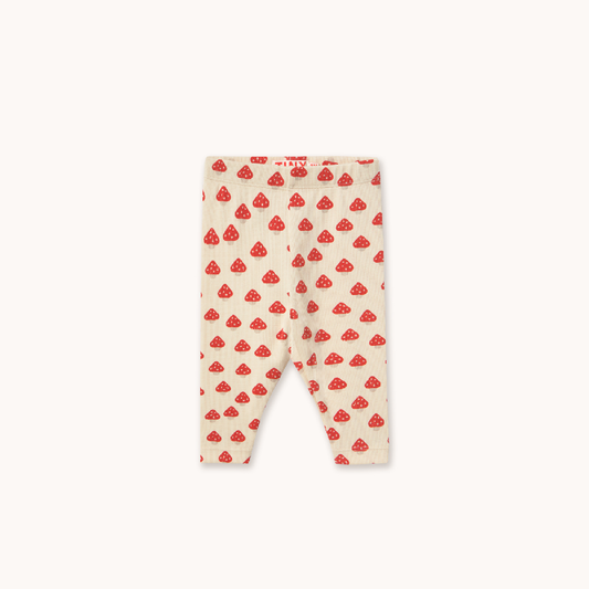Mini Mushrooms Rib Baby Pant Ivory