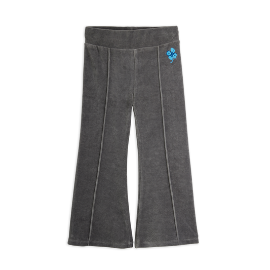 Clover Velour Flared Trousers