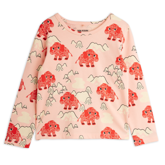 Mammoth Long Sleeve T Shirt Pink