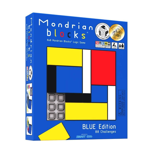 Mondrian Blocks Blue