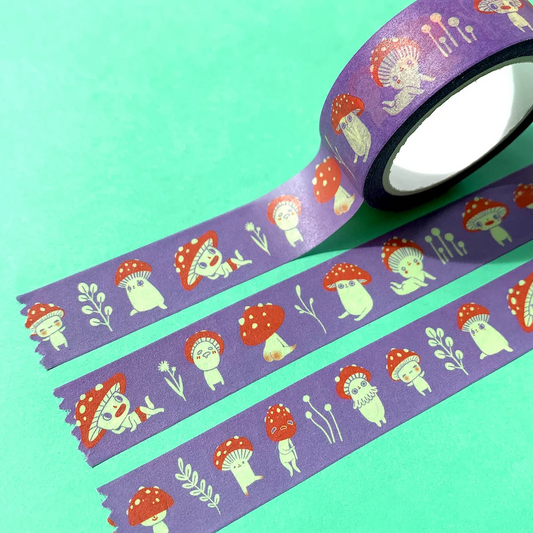 Mush Pals Washi Tape Purple