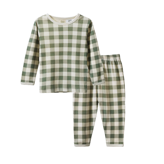 2pc Long Sleeve Pyjamas Crispin Check