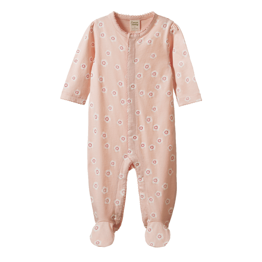Lucy Suit Flora Stamp Rose Dust Print