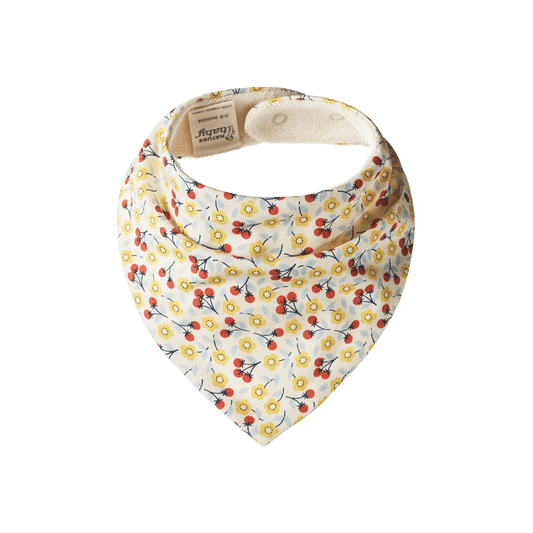 Triangle Bib, Kitchen Garden Print