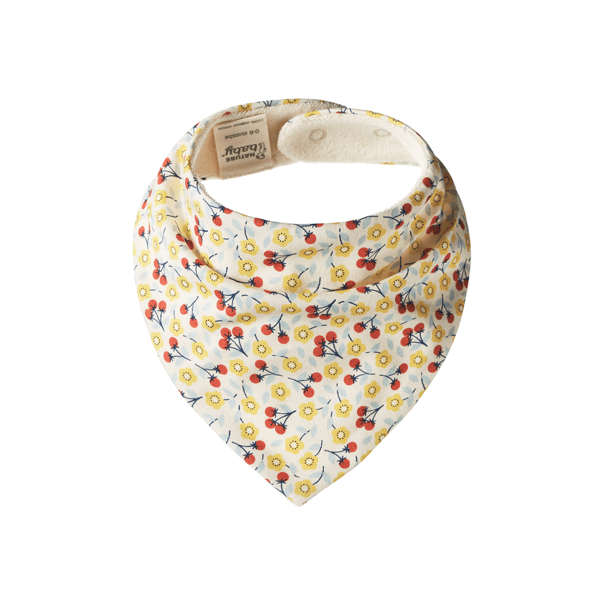 Triangle Bib, Kitchen Garden Print