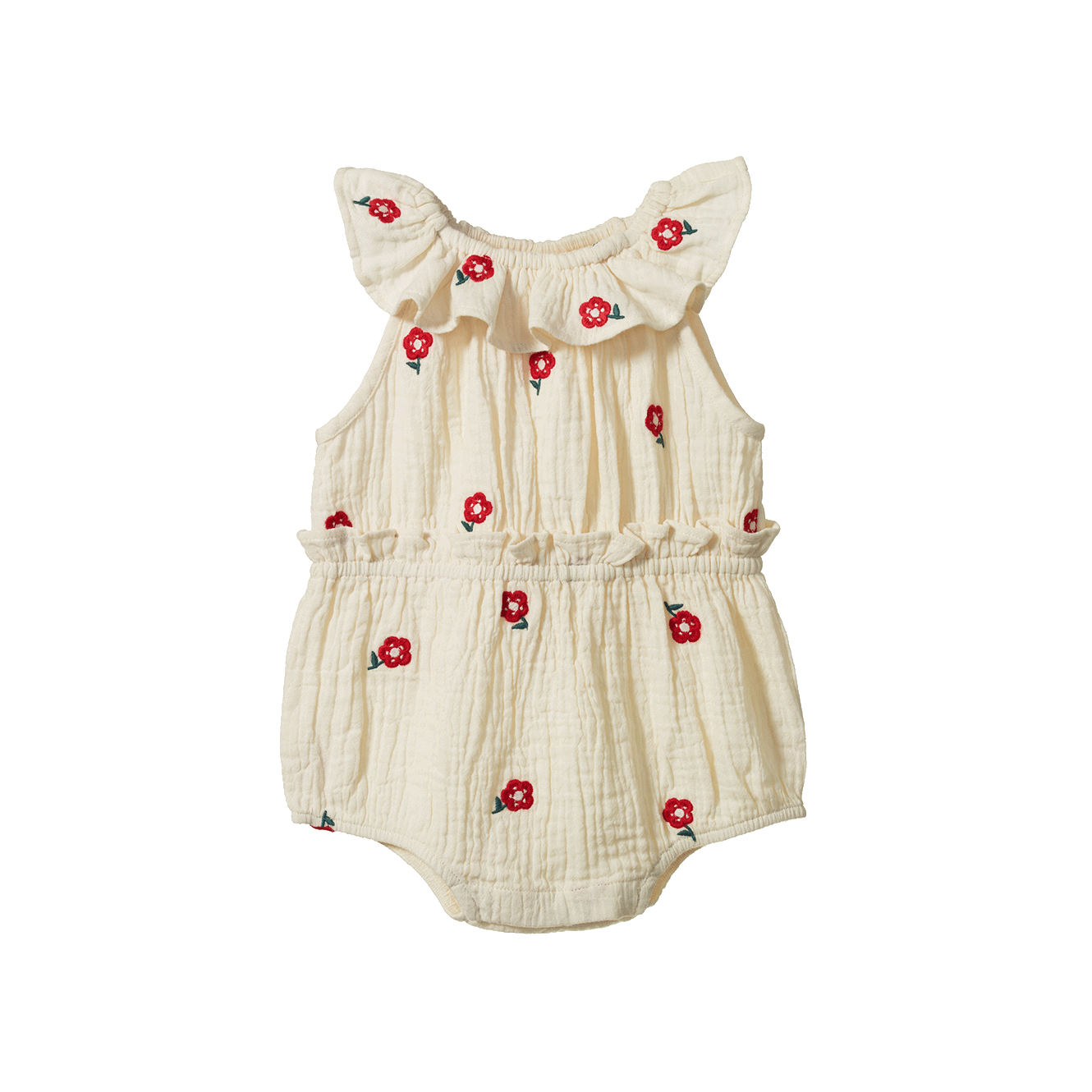 Plum Suit Muslin, Red Flora front