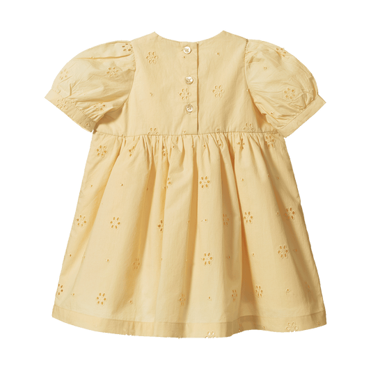 Sweet Alice Dress, Buttercup detail