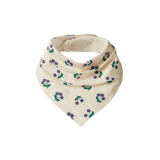 Triangle Bib Little Winter Berry Print