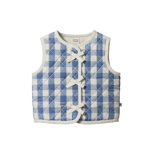 Marlo Quilted Vest Bluebelle Check