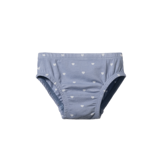 Jersey Knickers Hearts Bluebelle Print